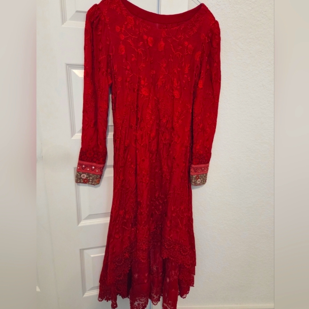 Pakistani A-line High Low Outfit